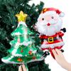 60/1pcs Xmas Tree Foil Balloons Christmas Theme Santa Claus Gingerbread Man Balloon Kids Toys New Year Party Decoration Supplies
