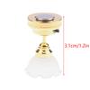 1:12 Dollhouse Miniature LED Light Ceiling Lamp Chandelier Furniture Lighting Home Model Decor Toy Doll House Accessories