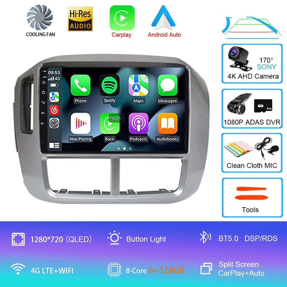 Android 14 Carplay Auto WIFI+4G Для Honda Pilot 2006 2007 2008 Автомагнитола GPS Стерео Мультимедийный Видеоплеер 2din Головное Устройство Аудио