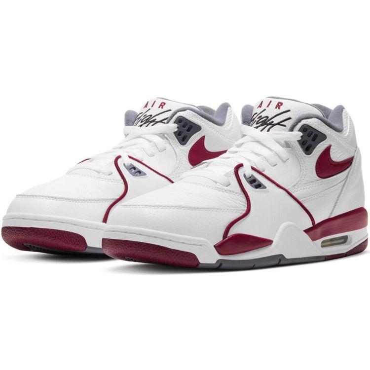 Nike Air Flight 89 Team Красные мужские кроссовки Бело-пепельно-серые DD1173-100
