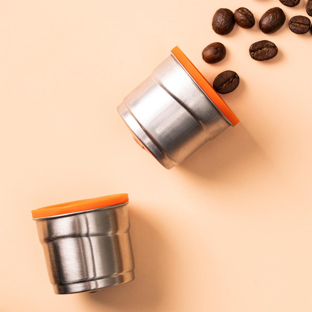 Stainless Steel Coffee Capsule Refillable Coffee Capsules Espresso Capsules Compatible with Illy
