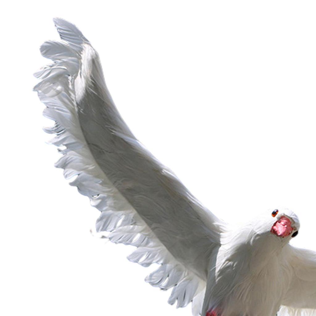 Статуя голубя Фигурка животного Креативная яркая скульптура голубя Садовые статуи для заднего двора, прихожей, тематической вечеринки в честь свадьбы, для улицы