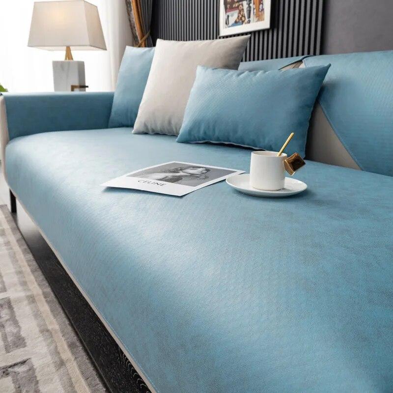 Водонепроницаемый коврик-полотенце для дивана, всесезонные нескользящие чехлы для дивана для гостиной, защита от царапин для кошек, собак, детей, защита для дивана