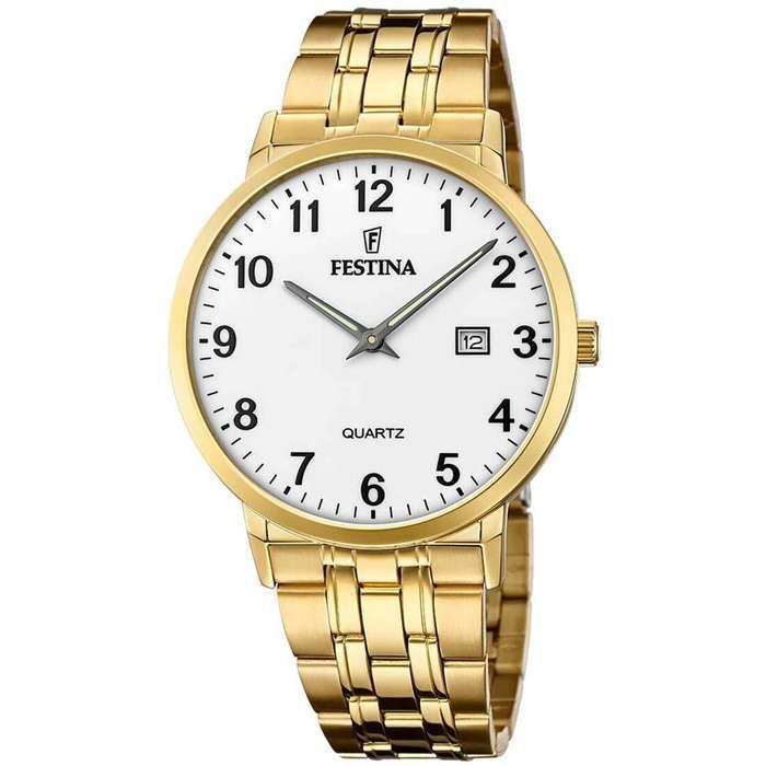 Montre - Festina - F20513-1 - Acier inoxydable - Étanchéité 5 ATM - Cadran blanc