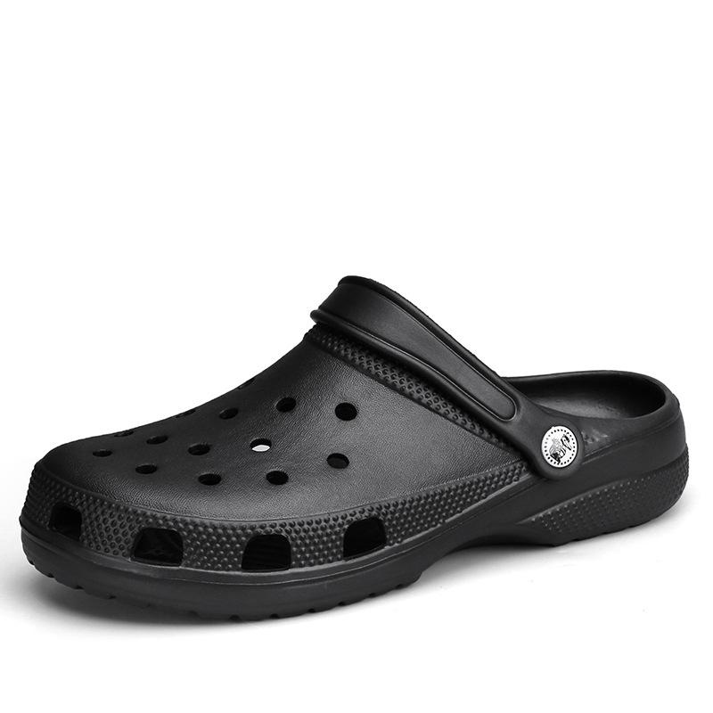 Cross The Same Hole Shoes Men And Women Couples Large Size Bag Head Slippers Fashion Versatile Outdoor Beach Eva Cool Slippers