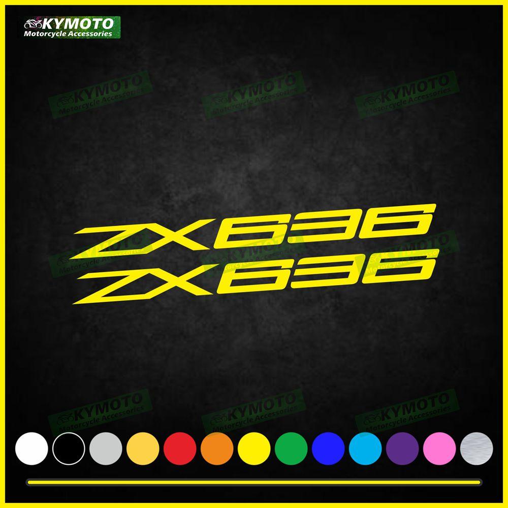 Для мотоцикла ZX636 ZX-636 аксессуары наклейки decoration fairing шлем топливный бак логотип двигателя светоотражающая водонепроницаемая наклейка