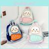Kids Cartoon Backpack With Cartoon Rabbit And Carrot Design For Kindergarten School Use