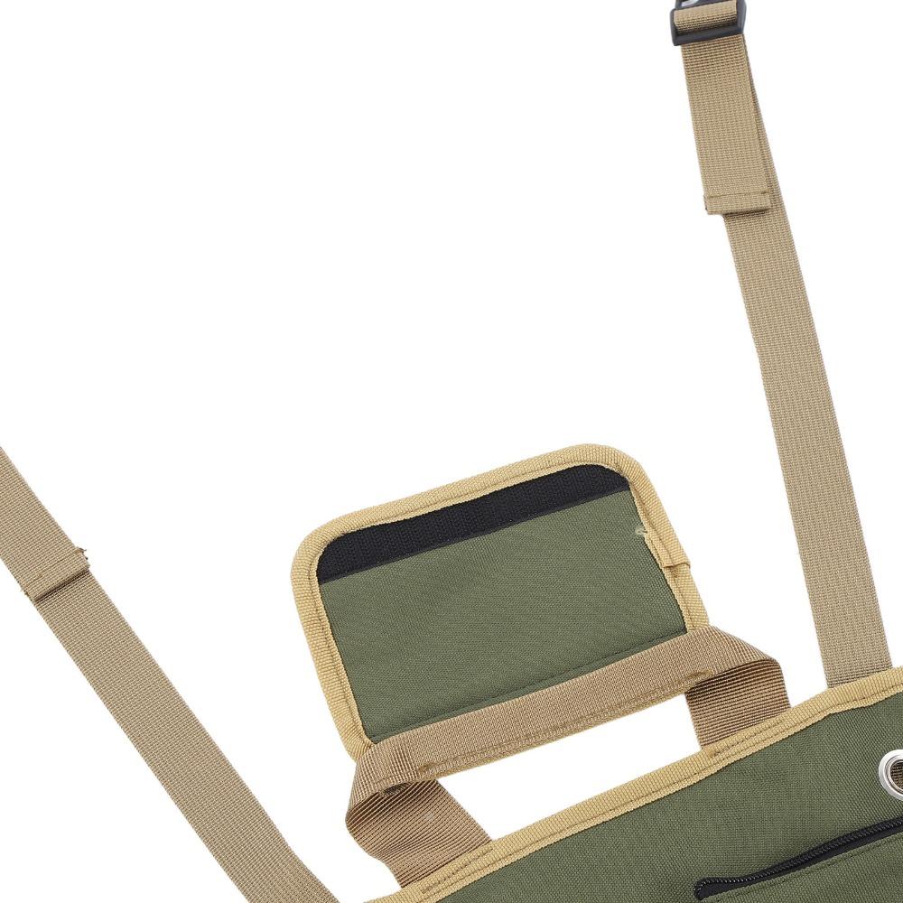 Oxford Cloth Roll Up Tool Bag Separate Pockets Multipurpose Tool Bag  Gardening