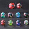 Murano Handmade Women's Jewelry Beads Wholesale Making Diy Beads Flower Transparent Round Glass Beads Lampwork