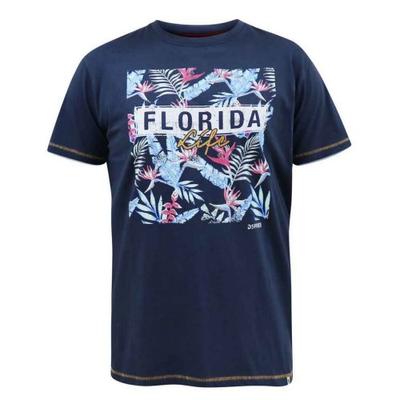 Мужская футболка D555 Prestwick Florida Floral большого размера