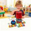 Fast Bead Grabbing Game Hand-Eye Coordination Focus Training Match Color Bingo Game Group Party Family Night Interactive Board Game