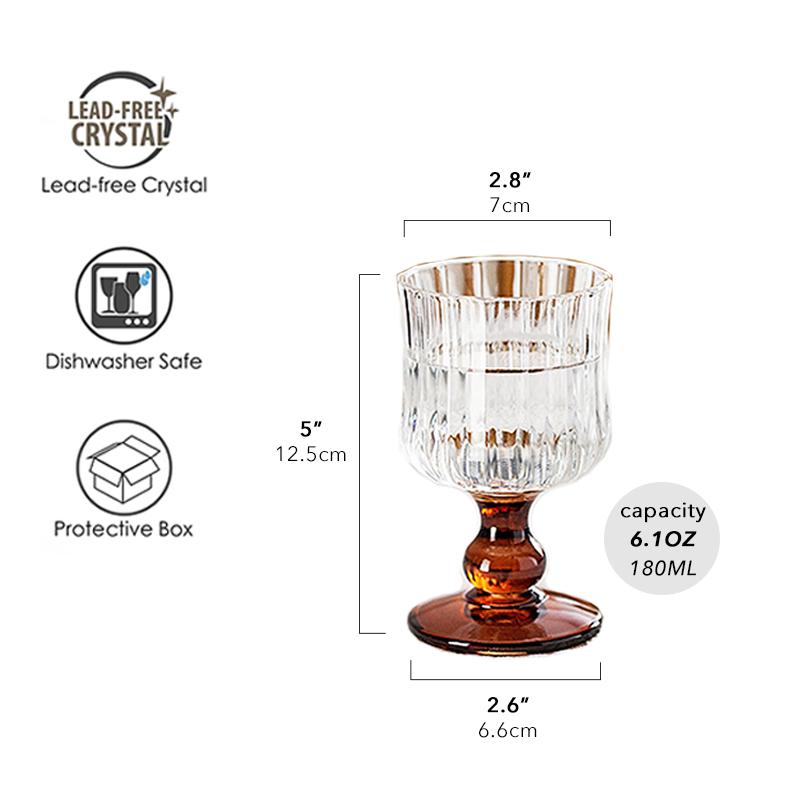 Старинные модные бокалы для горячего красного вина, элегантная стеклянная посуда для домашнего бара, свадебной вечеринки, 1 шт., винтажные стаканы для питья