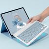 Беспроводная Bluetooth-клавиатура и защитный кожаный чехол для iPad 11-го поколения, планшета Apple M5 2025, Air 13 дюймов.