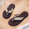 Slippers Men Flip Flops Beach Sandals Non-slip Casual Flat Shoes Slippers Shower Shoes Indoor House for Men Outdoor Slides