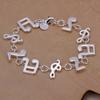 Fashion Style Beautiful High Quality Silver Color Jewelry Bracelets Women Cute Wedding Gifts Nice H242
