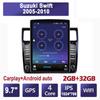 9,7-дюймовый автомобильный радиоприемник для Suzuki Swift 2005-2010 Android 2 DIN Tesla вертикальный экран Carplay авто радио мультимедийный плеер 2 + 32 ГБ