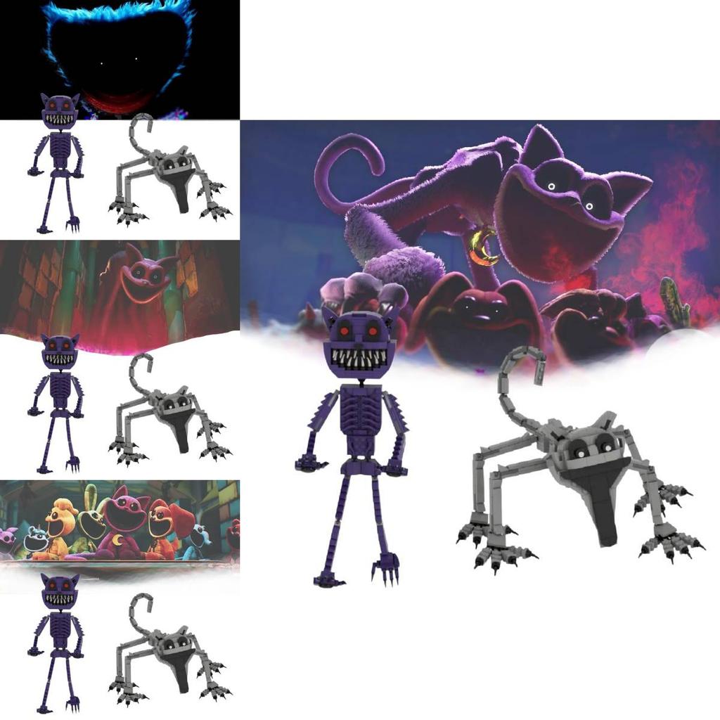 Poppy3 Набор строительных блоков из АБС-пластика «Улыбающиеся зверята» для детей