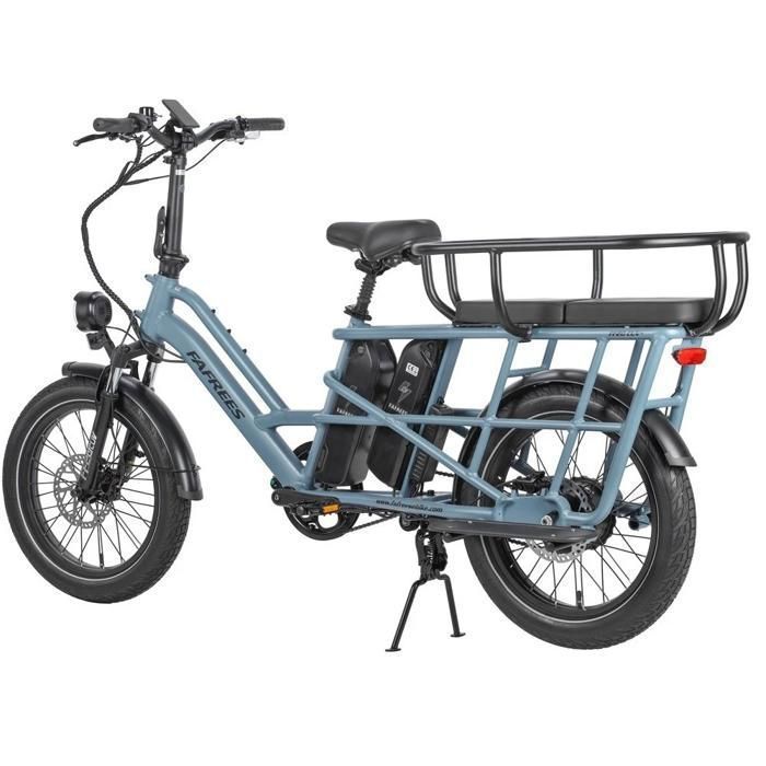 Vélo cargo électrique - FAFREES - FF20 CUV - 250 W - 48 V - 24 Ah - Bleu