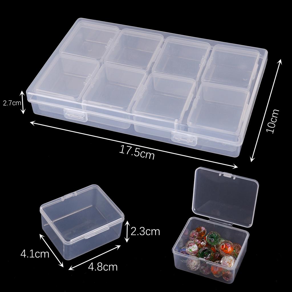 PP Material Multifunctional Portable Storage Box For DIY Bracelets Necklaces Jewelry Arrange Storage