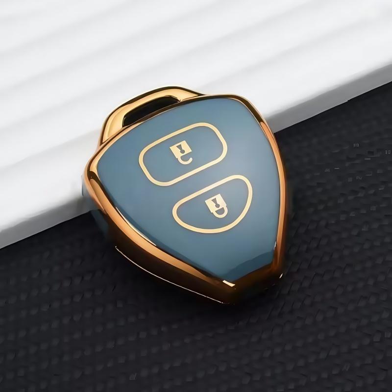 2 Buttons TPU Key Case Cover for TOYOTA Corolla Hilux Vitz Rav4 Aqua Camry Land Cruis Remote Key Shell Fob