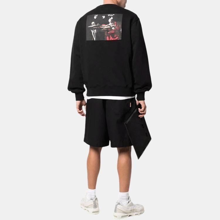 Off-White Графическая толстовка Caravaggio OMBA057C99FLE0051001