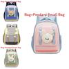 Toddler Girls Boys Backpack With Cartoon Animal Pendant Small Bag