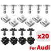 20PCS/Set Under Engine Gearbox Cover Clips Kit Undertray Shield Body Fastener Screw For A3 A4 A6 A8 TT 8D0805121 8D0805960