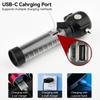 Telescopic Zoom Flashlight Rechargeable Portable Multifunctional Outdoor Strong Light Flashlight