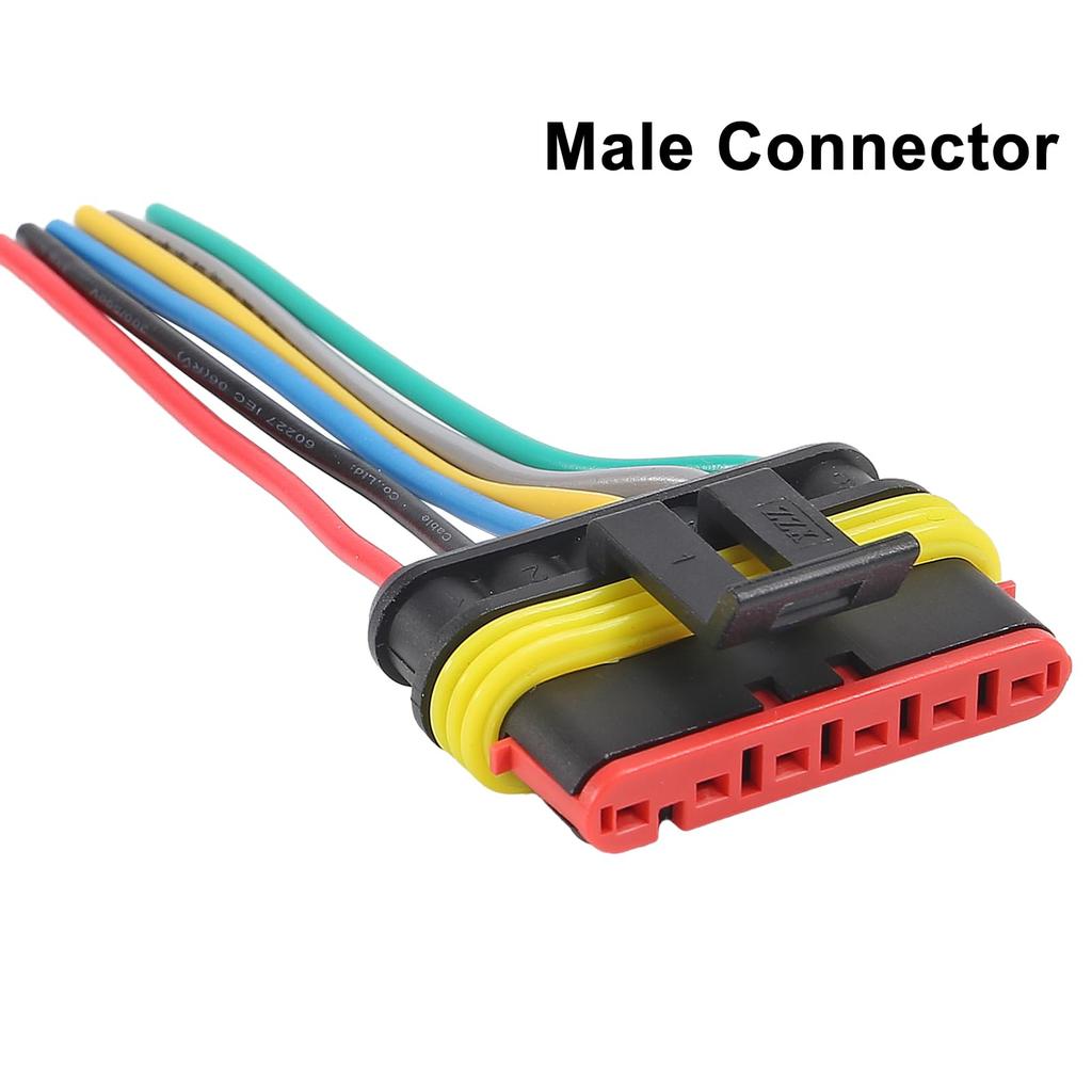 5 пар 6-контактных водонепроницаемых электрических разъемов, 6-контактная вилка, автомобильный электрический соединитель проводов