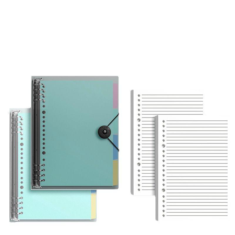 Тетрадь на кольцах B5 с мягкой обложкой, съемный блок в клетку, формат А4/А5, толстая обложка, идеально подходит для подготовки к последипломным экзаменам