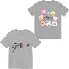 Summer Hot Sale Stray Kids SKZOO Cartoon Fans T-shirt HIP HOP High Street Men Women Gothic Oversized T-shirt Y2K Harajuku Punk T-shirt