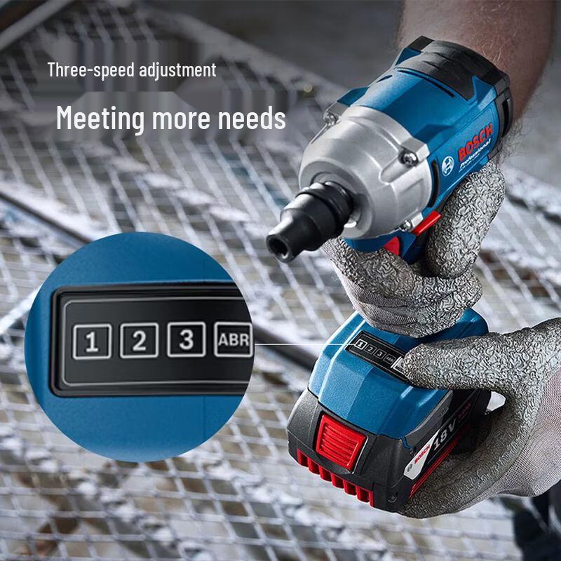Bosch GDS18V-350 Cordless Impact Wrench CN plug (adapter included)