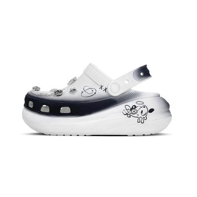 Кроксы Crush Clog EVA Убийца Котёнок Пара Богиня Субкультура Комикс Граффити Граффити Тренд Обувь с отверстиями Унисекс Черный и Белый Случайная упаковка