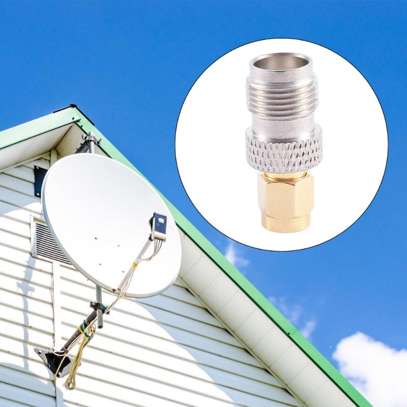 Разъемы TNC к SMA KJ Медный адаптер сигнала TNC SMA KJ для использования с компьютером и в офисе Медная переходная головка TNC SMA