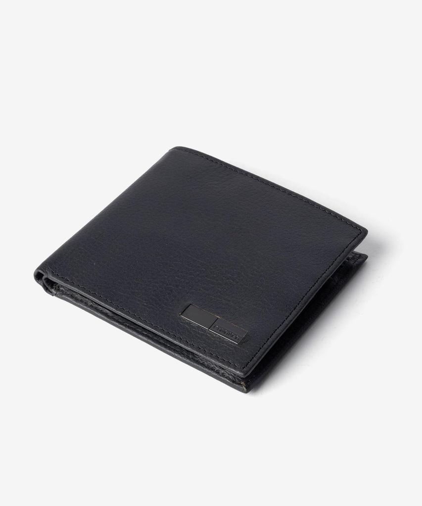 Кошелек 31CK130031 КАРМАН ДЛЯ БАНКНОТ [Calvin Klein] Складывающийся вдвое С ОТДЕЛЕНИЕМ ДЛЯ МОНЕТ Мужской ЧЕРНЫЙ/Черный [Б/У]