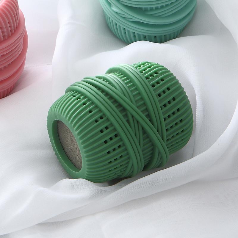 Мячик для стирки clothes Antiknotting Laundry Balls Ремешок Губка Можно добавлять жидкость Удаление трением пятен Стиральные шарики