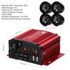 Motorcycle Anti-Theft Speaker BT MP3 Player 4-Channel O Stereo Amplifier System with LCD