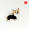 1PC Cartoon Pendant Dog Jewelry Dogs Brooches Pins Dachshunds Corgi Badge Decorated Cute Brooches