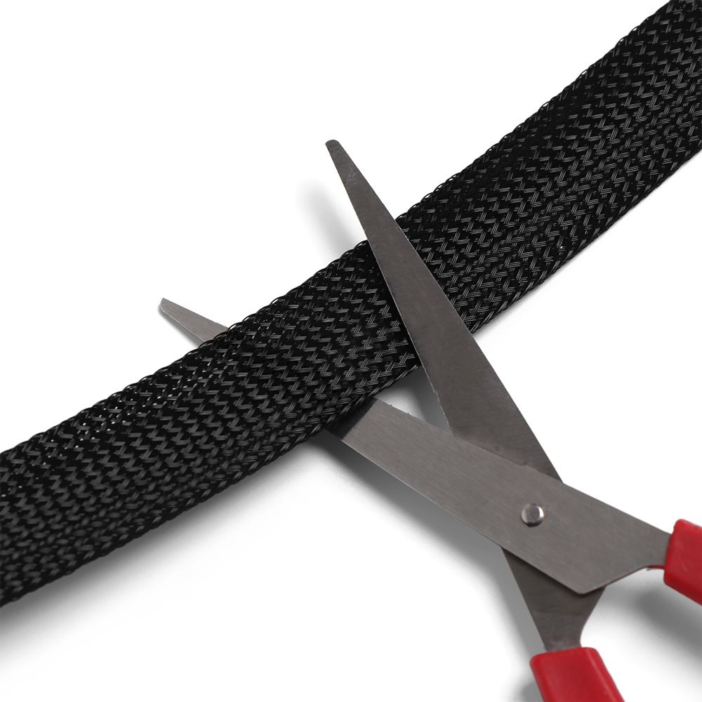 Insulated Cable Winder Wire Protection Storage Pipe Braided Sleeve Cable Organizer Cord Protector