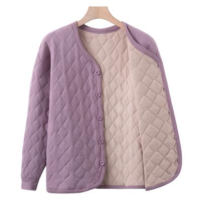 Бабушка Зимняя Теплая Одежда Среднего и Пожилого Возраста Матери Носят Защищающая от Холода Внутренняя и Зимняя Базовая Рубашка