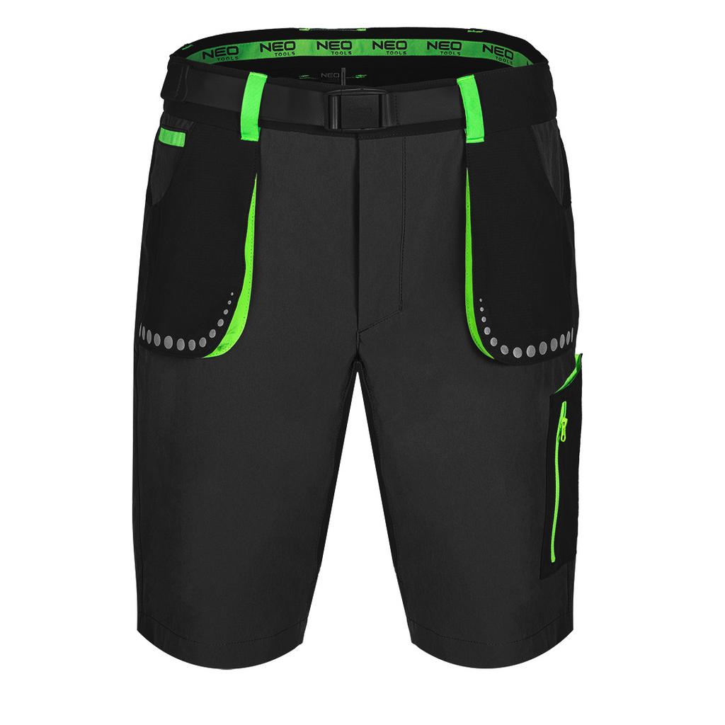 PREMIUM shorts, 4-way stretch, black, size XXL