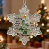 Snowflake-Shaped Sea Glass Christmas Tree Ornaments Coastal Inspired Seaglass Keepsake for Christmas Tree Hanging Decoration
