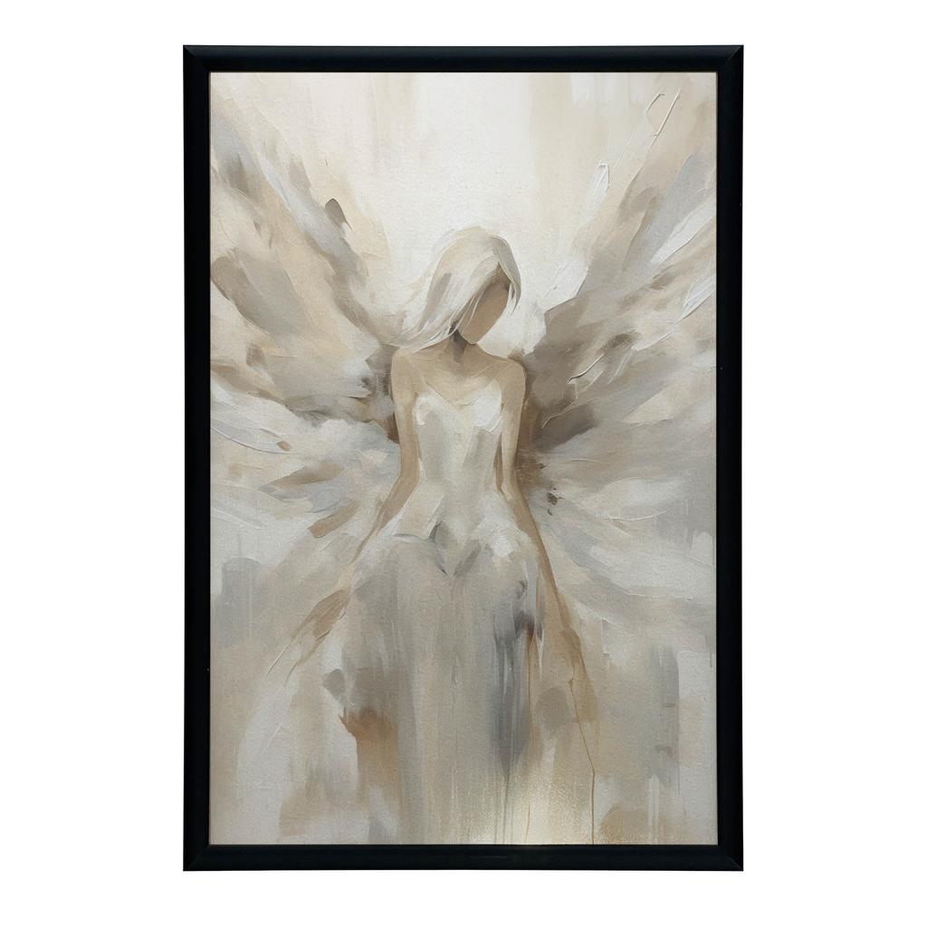 Poster Picture of Angelic Beauty Poster Picture of Angelic Beauty, 40X50 Cm, Gold Aluminum Frame, 230 Gsm Matte Paper