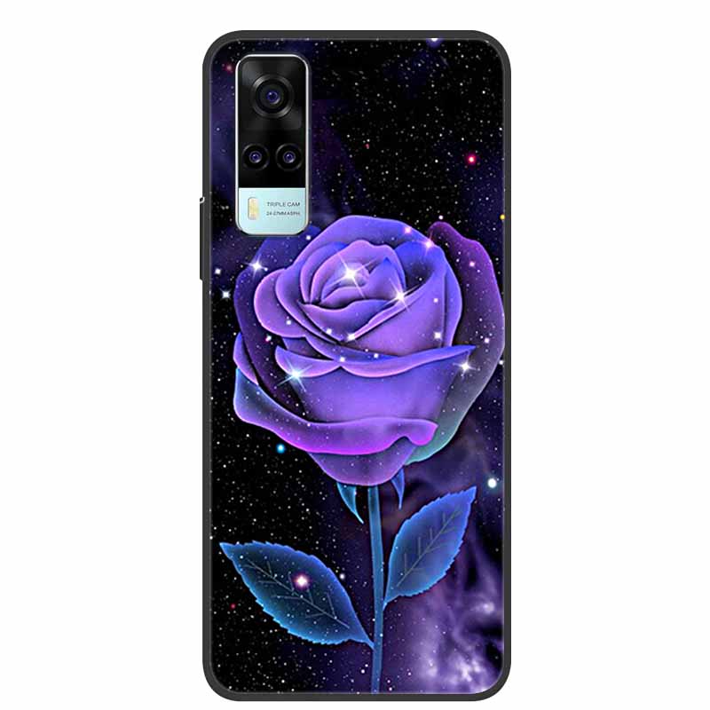 Чехол для vivo Y31 Y53S Y11S Y12S V2026 Мраморный Мягкий ТПУ Силикон Защитная Крышка Телефона Для vivo Y31 2021 Задняя Крышка Funda Y 31 Coque