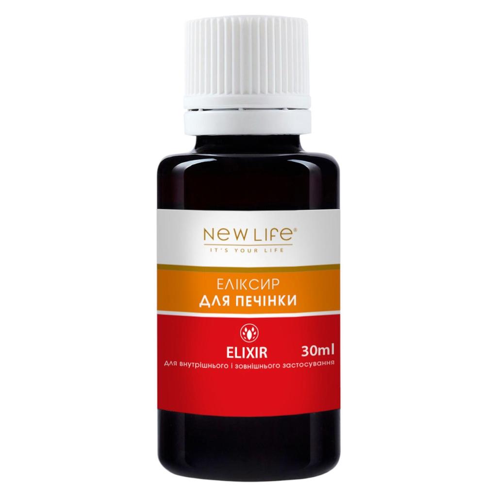 Эликсир для Печени на Травах Диетическая Добавка New Life