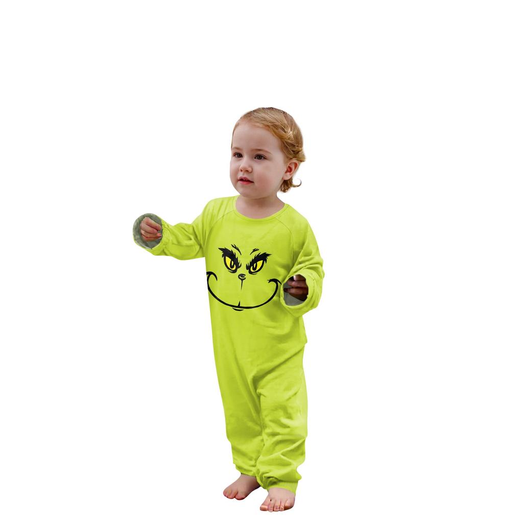 Комплект из топа и брюк с рождественскими принтами для всей семьи Одинаковые комплекты для всей семьи