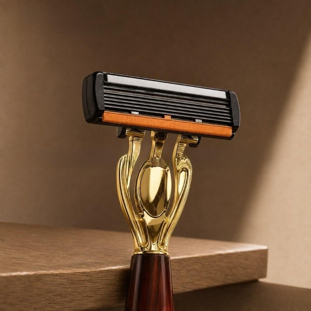 13 pcs 6-Layer Men's Shaver Anti-Slip Beard Removal Luxury Safety Razor Legs
