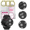 3x Apgo MATTE Hybrid Glass Screen Protector for Garmin Fenix 5X, Tempered Glass Substitute, Non-cracking
