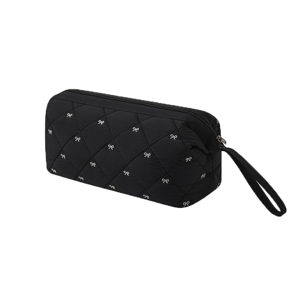 Dustproof Travel Storage Bag Bowknot Travel Wash Handbag Make Up Bag Beauty Tools Storage