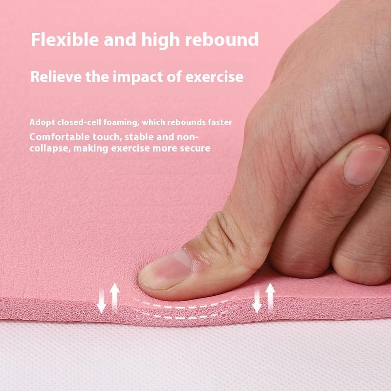 1 шт. Толстый коврик для йоги Противоскользящий спортивный фитнес-коврик 3 мм пена ЭВА Комфортный коврик для йоги для упражнений йоги и пилатеса Гимнастический коврик